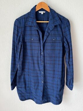 LL Bean 100% Cotton Signature Flannel Top
